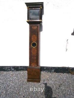 10 inch PARQUETRY Queen Anne longcase clock case