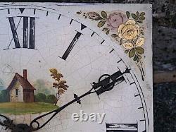 11 Inch 30 Hr Striking Longcase Grandfather Clock Dial + Move, Ent