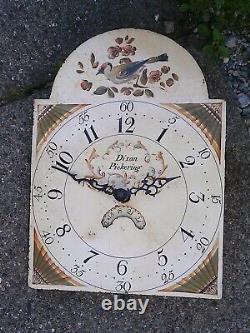 11 x15 INCH 30hr LONGCASE GRANDFATHER CLOCK DIAL+move