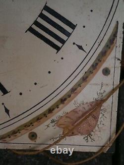 12X17INCH 8 DAY CARDIFF LONGCASE GRANDFATHER CLOCK DIAL+move