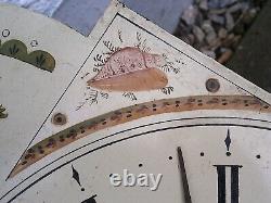 12X17INCH 8 DAY CARDIFF LONGCASE GRANDFATHER CLOCK DIAL+move