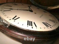 12 Inch Wooden Dial Fusee Wall Clock By J Chaters Of London 17 Goswell St
