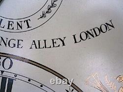 12x17 WEBSTER CHANGE ALLEY LONDON 8day LONGCASE GRANDFATHER CLOCK DIAL+move