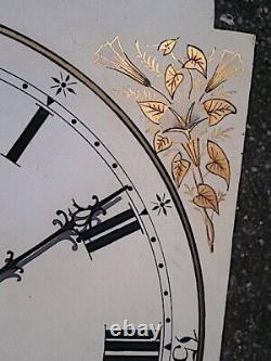 12x17 WEBSTER CHANGE ALLEY LONDON 8day LONGCASE GRANDFATHER CLOCK DIAL+move