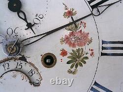 13INCH 8day LONGCASE GRANDFATHER CLOCK DIAL+move