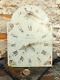 18thC JAMES BURTON WHITEHAVEN Floral Enamel Long Case Clock Dial & Movement a/f
