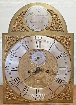 18th Century Longcase Dial & Movement by Robert Townsend of Greenock