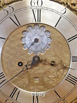 18th Century Longcase Dial & Movement by Robert Townsend of Greenock