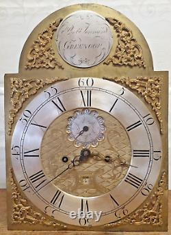 18th Century Longcase Dial & Movement by Robert Townsend of Greenock