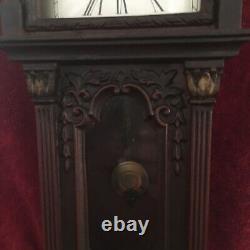 1950s Haddon Electric Motion Miniature Grandfather Clock Sychron Movement