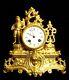 19Th Century, Rare JAPY 1878 FRENCH Clock Allegory of Medieval Hunting