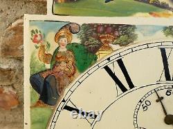 19thC ELLIOT BLYTH Long Case Clock Painted Enamel Dial & Movement a/f