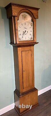 19th Century Pine Eight Day Longcase / Grandfather Clock