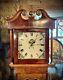 19th century 30 Hour grandfather Clock in Oak & Mahogany