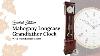 204cm Mahogany Longcase Grandfather Clock With Westminster Chime