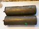 2 Brass Lead Filled Longcase Clock Weights C1740