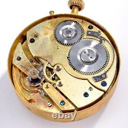 2 INCH DIAL Cross ca. 1880 8 day Depose Working Clock Movement