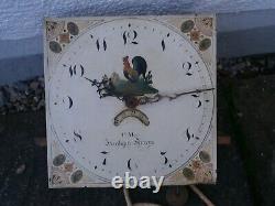 30HR LONGCASE GRANDFATHER CLOCK DIAL+move 12 inch