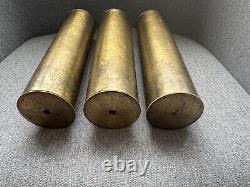 3 x Antique Longcase / Grandfather Clock Weights From Gustav Becker P112