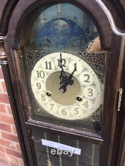 58 Grandfather Clock, Dark Mahogany, 31 Day