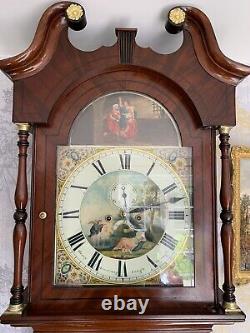 8 Day Antique Longcase Grandfather Clock