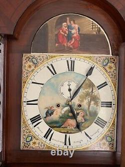 8 Day Antique Longcase Grandfather Clock