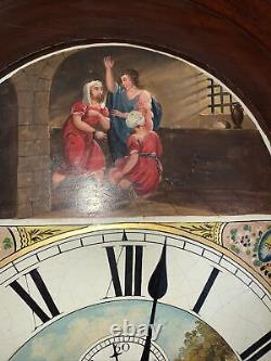 8 Day Antique Longcase Grandfather Clock