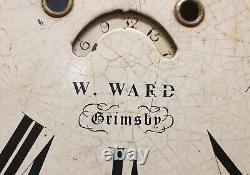 8 Day Longcase Dial & Movement for Restoration, William Ward of Grimsby