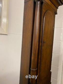 8-Day round dial mahogany longcase clock William Mackie Aberdeen