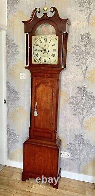 8-day antique longcase grandfather clocks