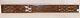 ANTIQUE GRANDFATHER/LONGCASE CLOCK HOOD FRETWORK 1700s WALNUT SILK 430mm x 45mm
