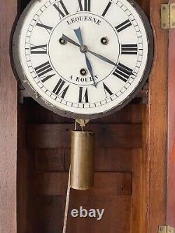 A Beautiful French Empire Napoleonic era Longcase Clock