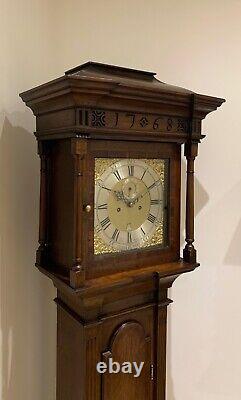 A Fine Quality Georgian Oak Longcase Clock by John Joyce, Ellesmere, Shropshire