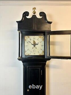 A Rare & Beautiful 230 Year Old Antique Longcase Grandfather Clock. C1790