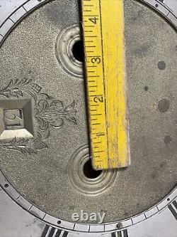 Antique 1700s Brass Tallcase Grandfather Clock Dial Parts Beckett Stockton