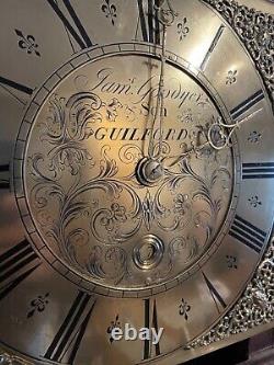 Antique 1750s longcase clock