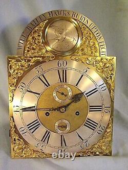 Antique 18c Longcase Movement Will Bailey Hawksbury Upton