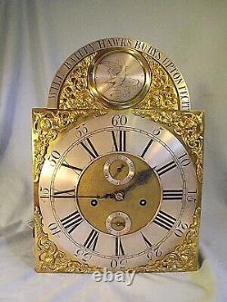 Antique 18c Longcase Movement Will Bailey Hawksbury Upton