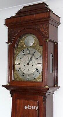 Antique 18th century James Stewart Glasgow Grandfather Longcase Clock 1780