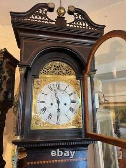 Antique 8 Day English Grandfather Clock