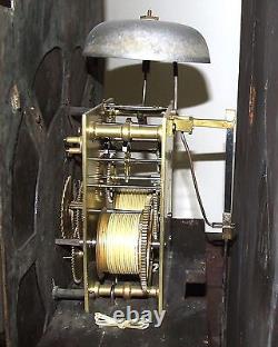 Antique 8 Day Oak Longcase Grandfather Clock Atkinson of GATESHEAD Centre Date