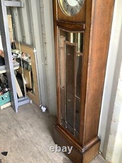 Antique Art Deco Enfield Grandfather Clock, Westminster chiming, 1930 1940s