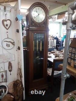 Antique Art Nouveau/Art Deco Chiming 8 Day Longcase Clock