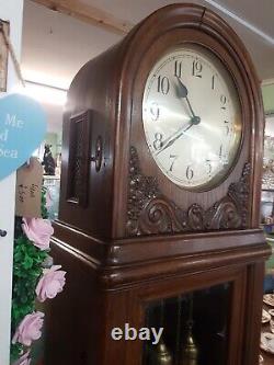 Antique Art Nouveau/Art Deco Chiming 8 Day Longcase Clock