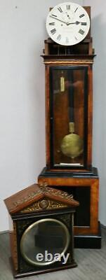 Antique Barwise Of London Walnut Grandfather Longcase Domestic Regulator Clock