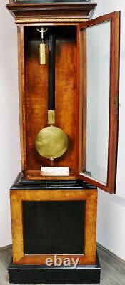 Antique Barwise Of London Walnut Regulator Cottage Grandfather Longcase Clock