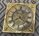 Antique Brass Faced longcase grandfather See Photos