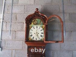 Antique Carmarthen Rocking Ship Grandfather Clock