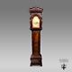Antique Clock / Carved Mahogany Grandfather Clock By Maple & Co