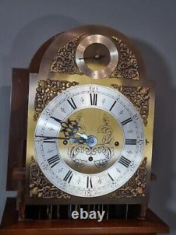 Antique F W Elliott Musical 9 Tube Chiming Longcase Grandmother Clock